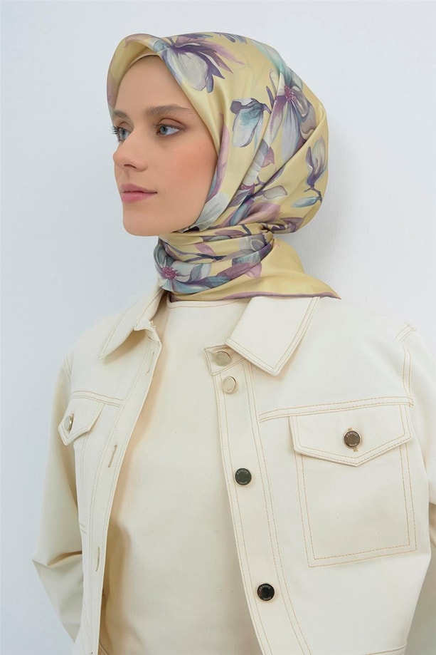 Armine Saf İpek Sura Eşarp 9524D 50