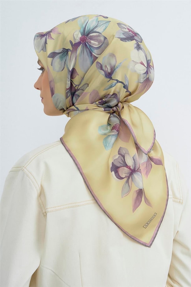 Armine Saf İpek Sura Eşarp 9524D 50