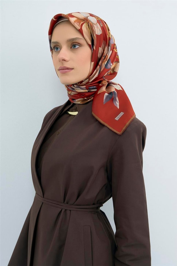 Armine Saf İpek Sura Eşarp 9524D 56
