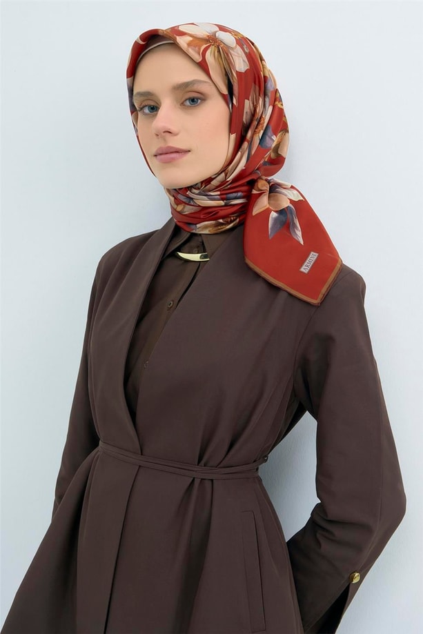 Armine Saf İpek Sura Eşarp 9524D 56