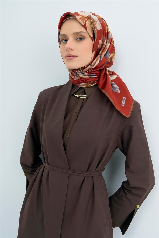 Armine Saf İpek Sura Eşarp 9524D 56
