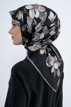 Armine 2026 İlkbahar Yaz Saf İpek Twill Eşarp 9524D 05