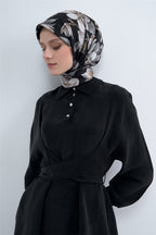 Armine 2026 İlkbahar Yaz Saf İpek Twill Eşarp 9524D 05
