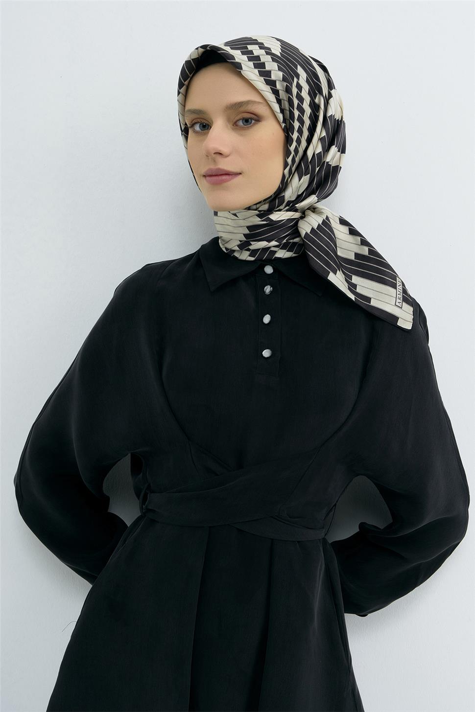 Armine 2026 İlkbahar Yaz Saf İpek Sura Eşarp 9525D 65