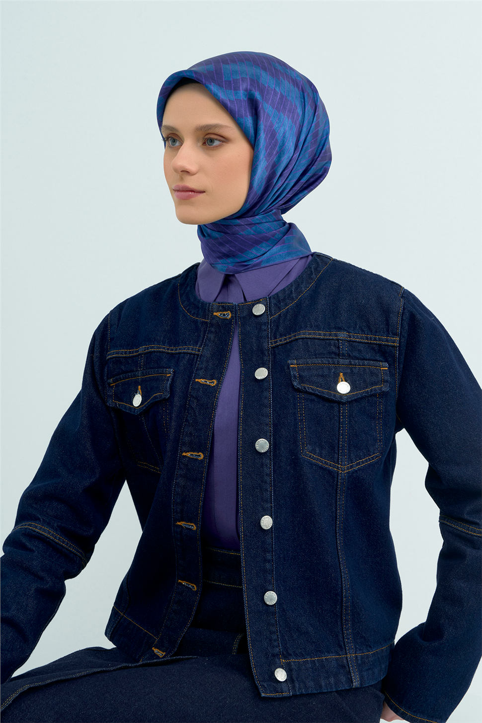 Armine 2026 İlkbahar Yaz Saf İpek Sura Eşarp 9525D 87