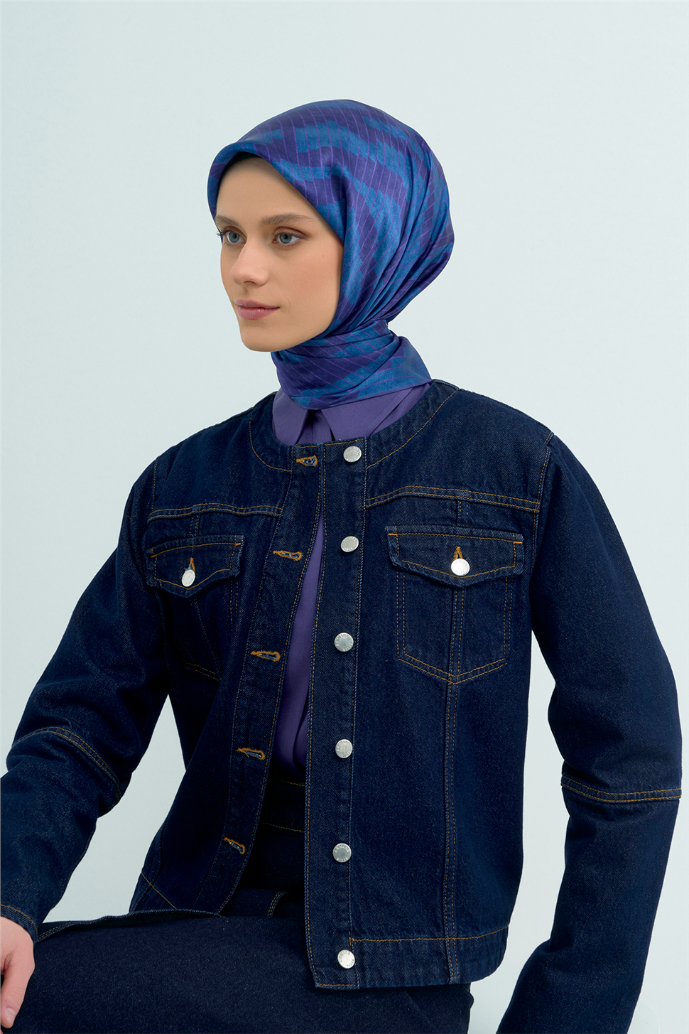 Armine 2026 İlkbahar Yaz Saf İpek Sura Eşarp 9525D 87