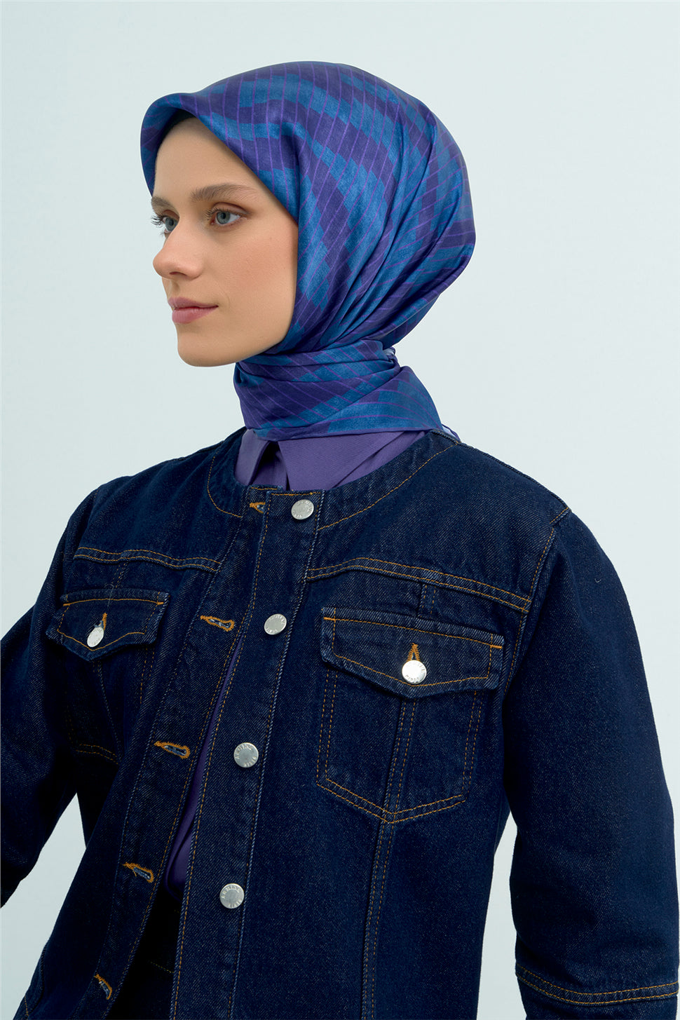 Armine 2026 İlkbahar Yaz Saf İpek Sura Eşarp 9525D 87