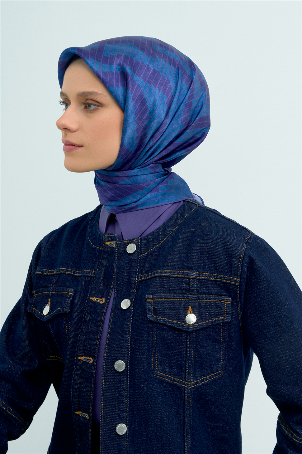 Armine 2026 İlkbahar Yaz Saf İpek Sura Eşarp 9525D 87