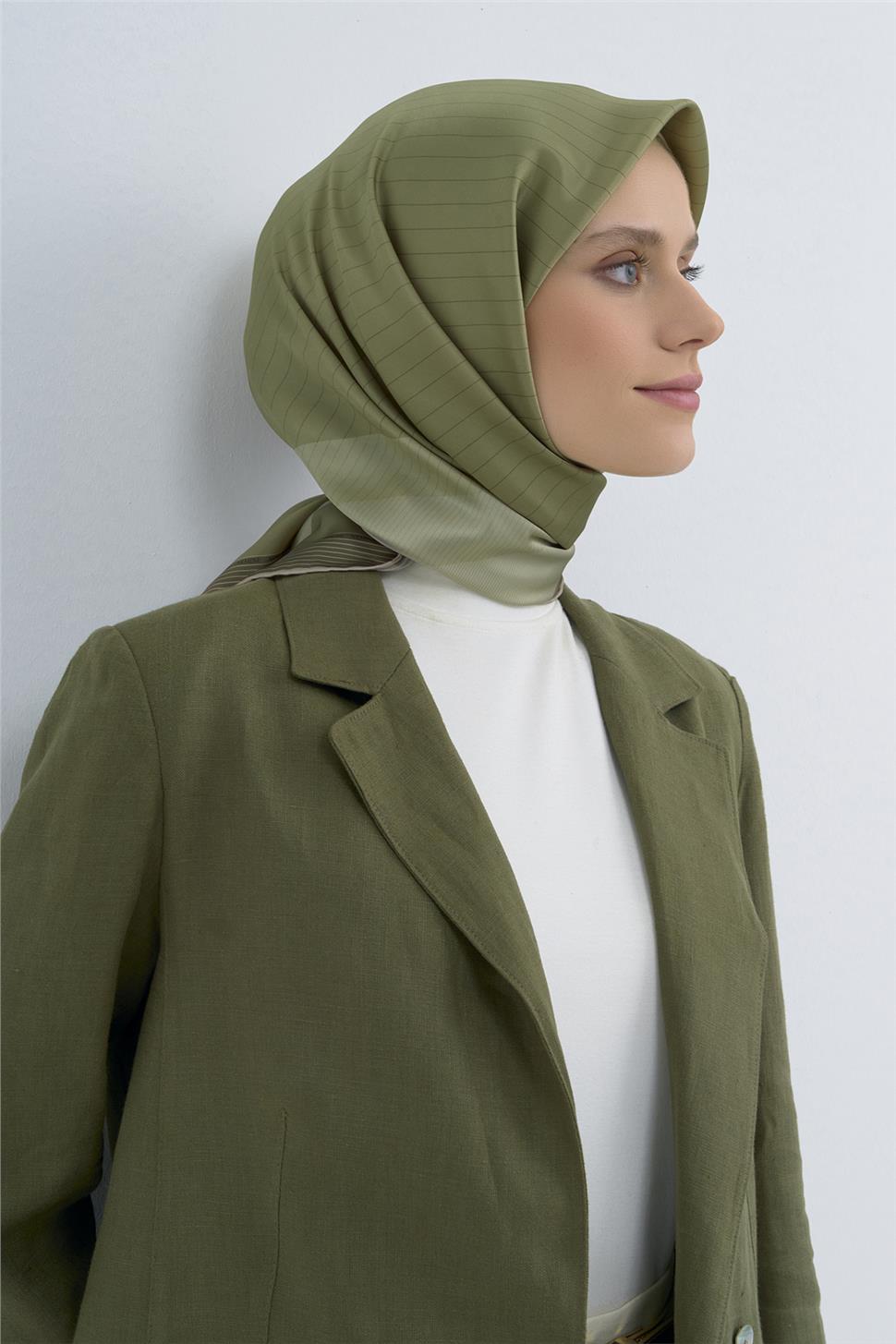 Armine 2026 İlkbahar Yaz Saf İpek Sura Eşarp 9526D 36