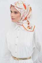Armine 2026 İlkbahar Yaz Saf İpek Sura Eşarp 9527D 09