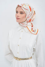 Armine 2026 İlkbahar Yaz Saf İpek Sura Eşarp 9527D 09