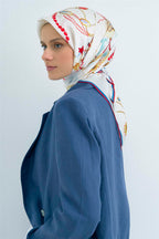 Armine 2026 İlkbahar Yaz Saf İpek Sura Eşarp 9527D 01