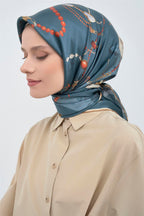 Armine 2026 İlkbahar Yaz Saf İpek Twill Eşarp 9527D 81