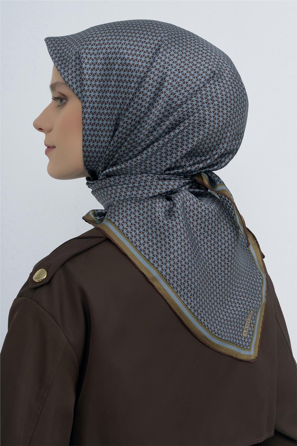 Armine 2026 İlkbahar Yaz Saf İpek Sura Eşarp 9528D 85