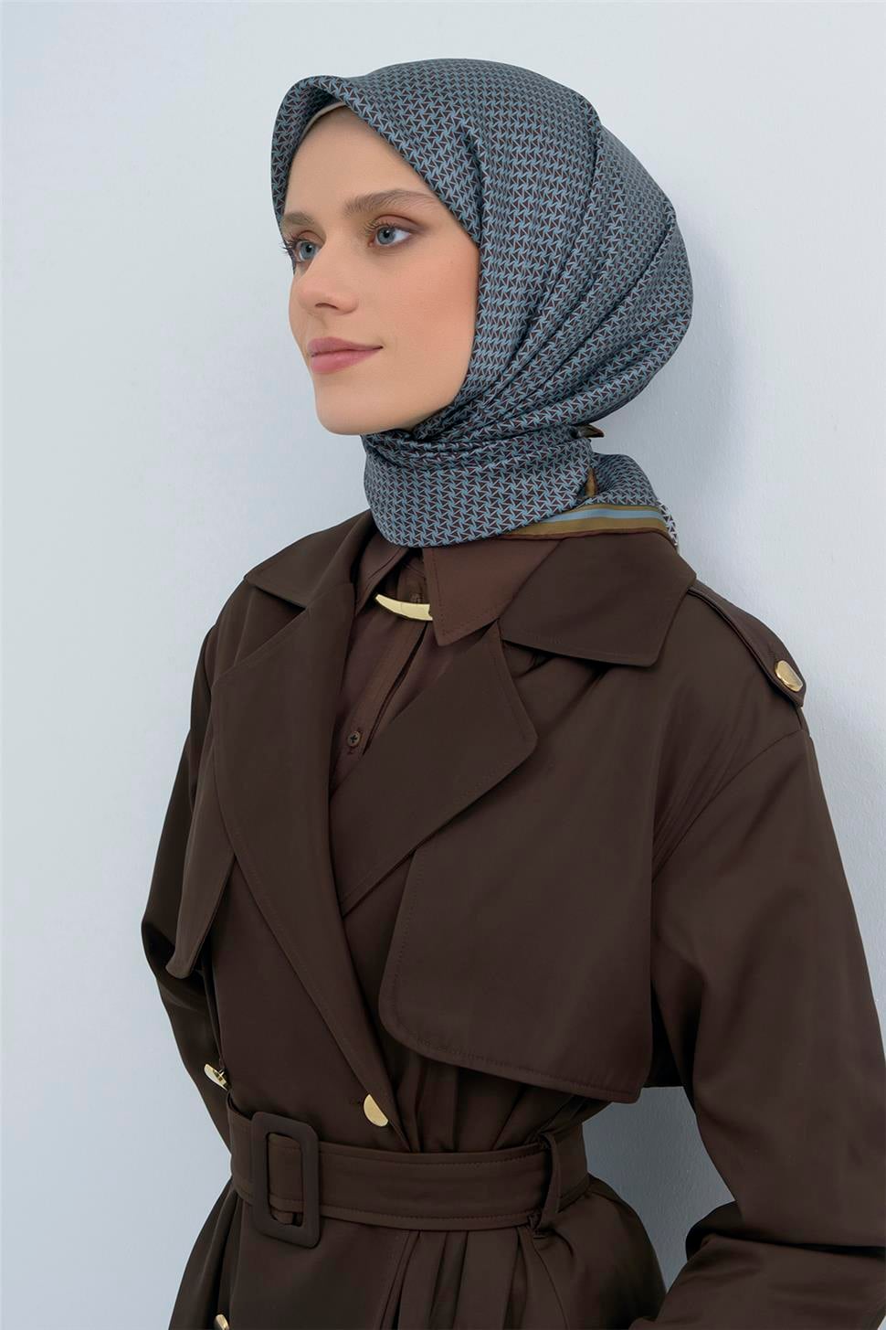 Armine 2026 İlkbahar Yaz Saf İpek Sura Eşarp 9528D 85