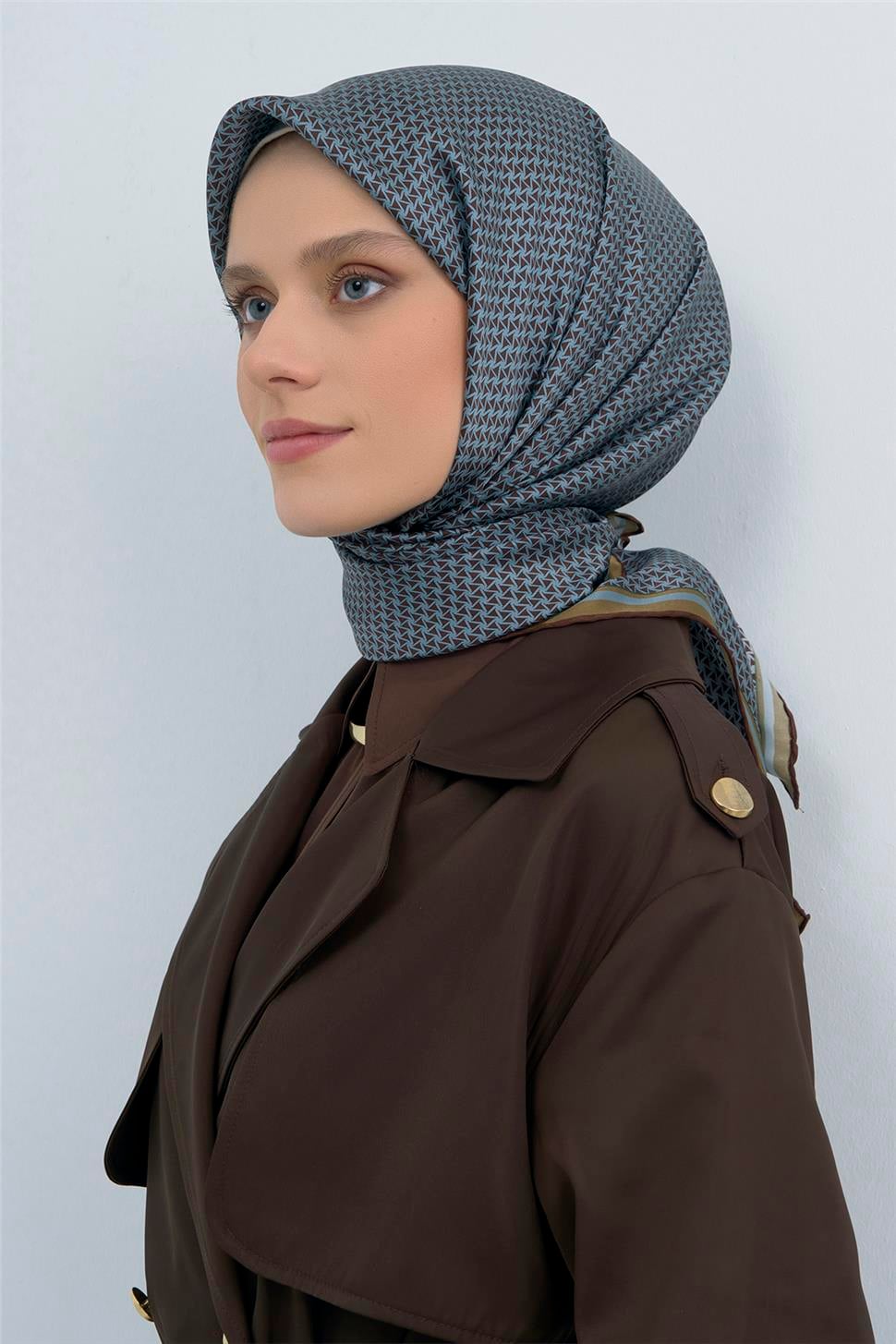 Armine 2026 İlkbahar Yaz Saf İpek Sura Eşarp 9528D 85