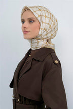 Armine 2026 İlkbahar Yaz Saf İpek Sura Eşarp 9530D 06