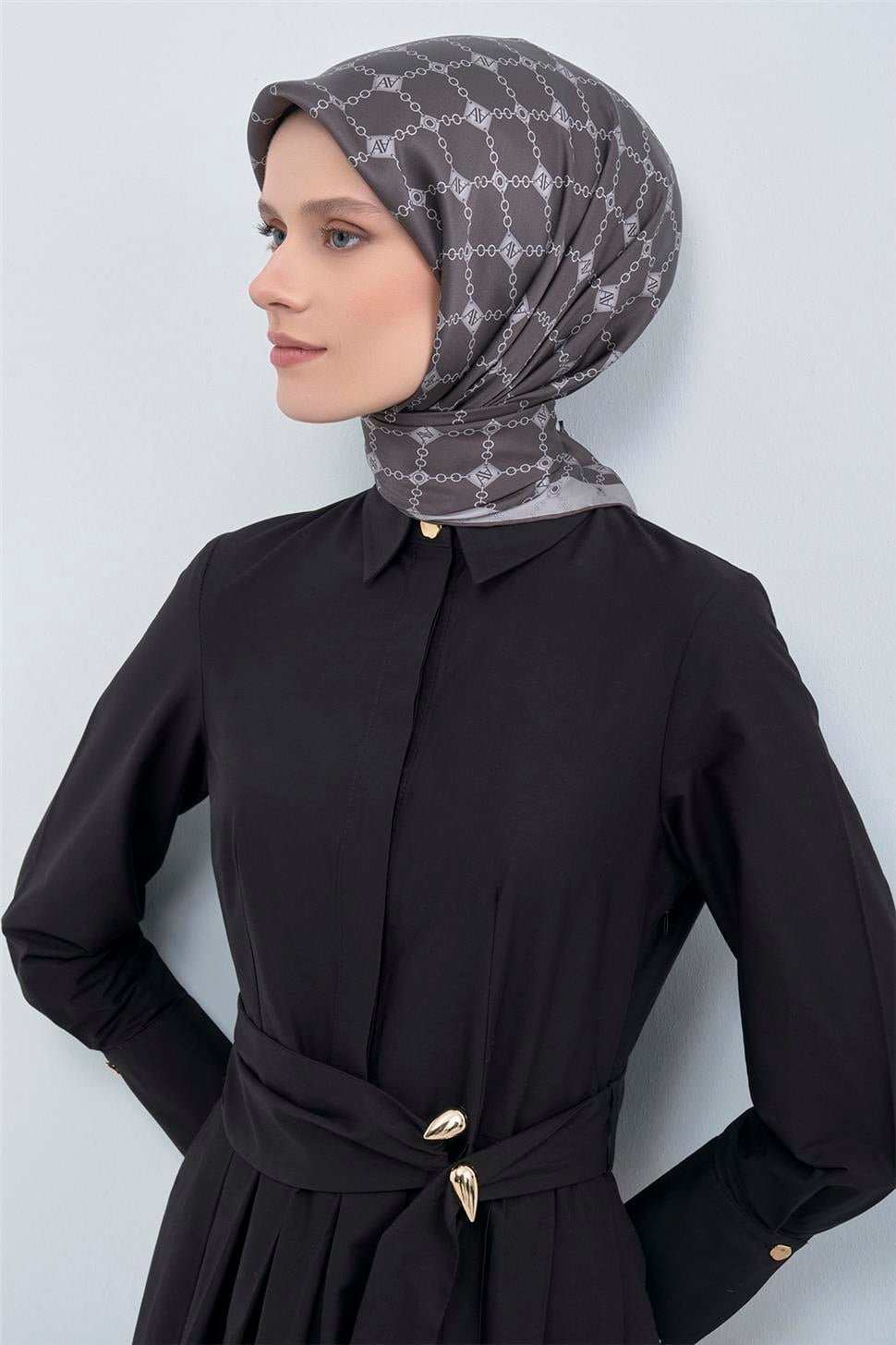 Armine 2026 İlkbahar Yaz Saf İpek Sura Eşarp 9530D 07