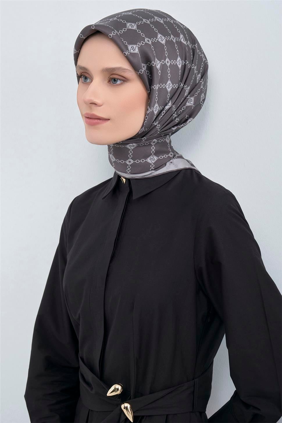 Armine 2026 İlkbahar Yaz Saf İpek Sura Eşarp 9530D 07