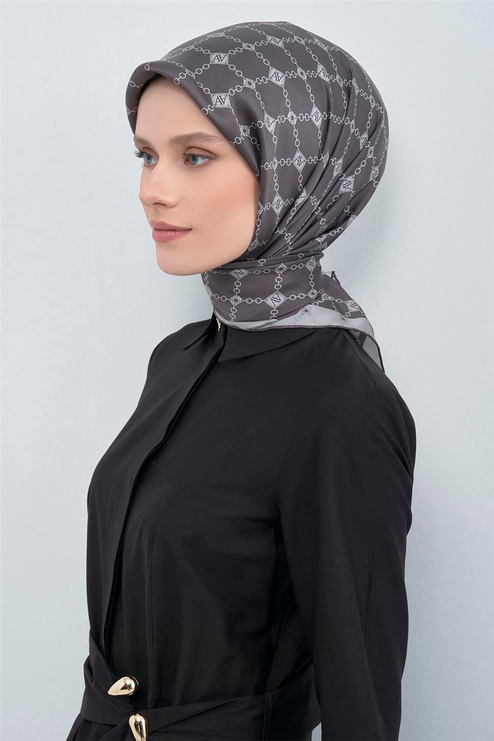 Armine 2026 İlkbahar Yaz Saf İpek Sura Eşarp 9530D 07