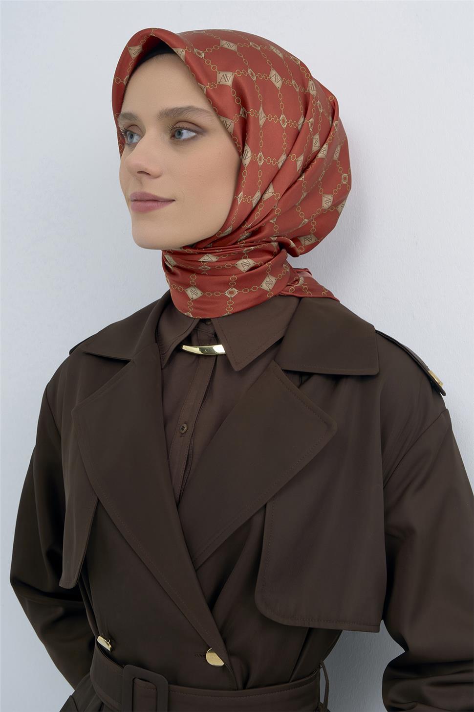 Armine 2026 İlkbahar Yaz Saf İpek Sura Eşarp 9530D 84