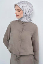 Armine 2026 İlkbahar Yaz Saf İpek Twill Eşarp 9530D 08