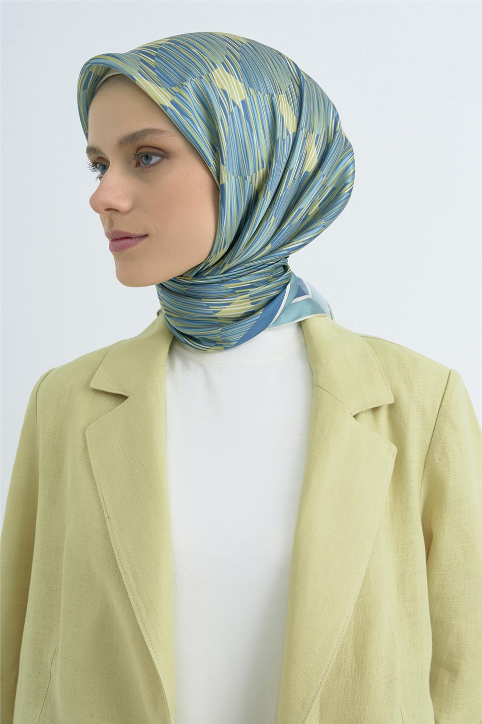 Armine 2026 İlkbahar Yaz Saf İpek Sura Eşarp 9533D 34
