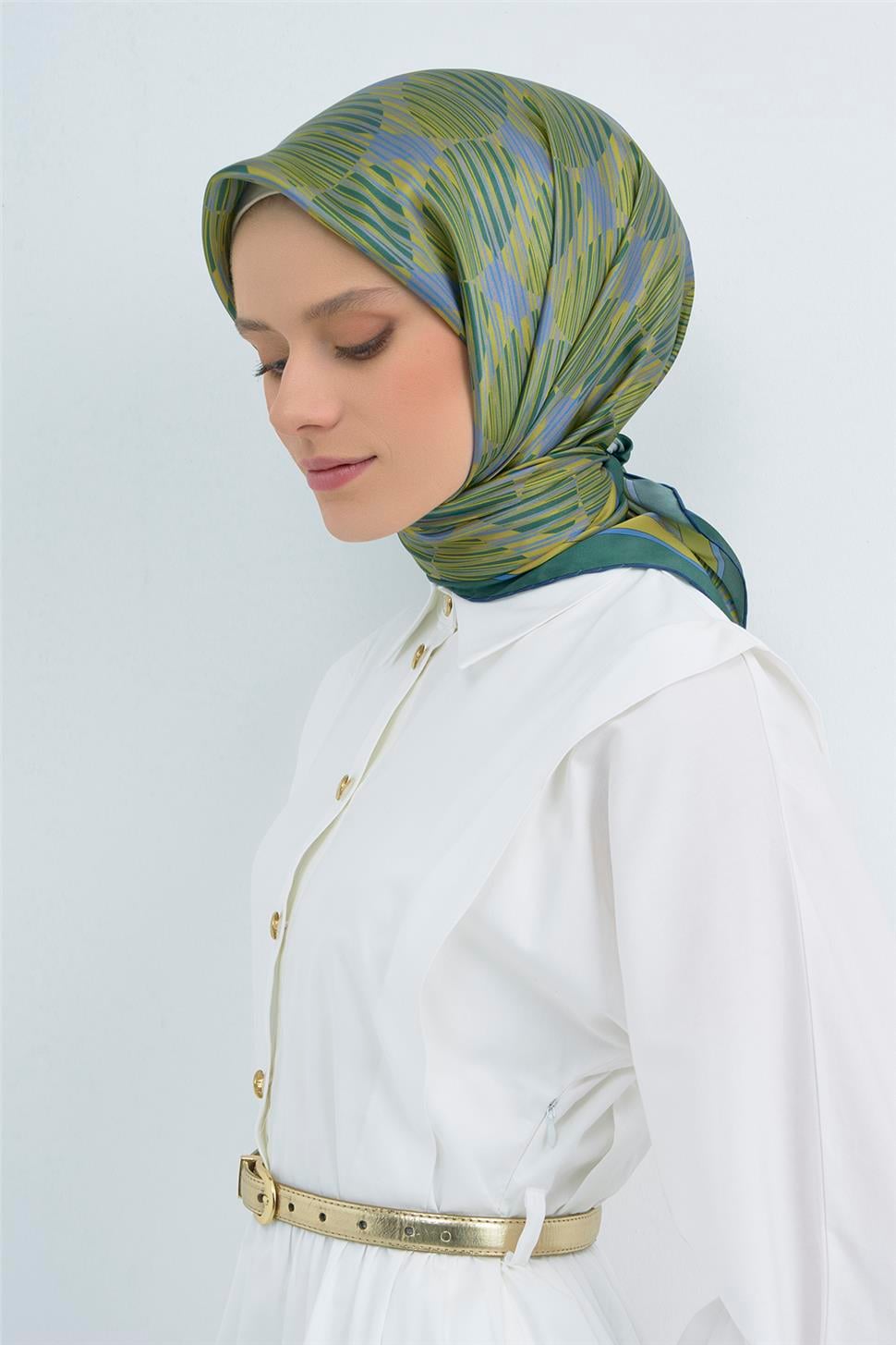 Armine 2026 İlkbahar Yaz Saf İpek Sura Eşarp 9533D 51