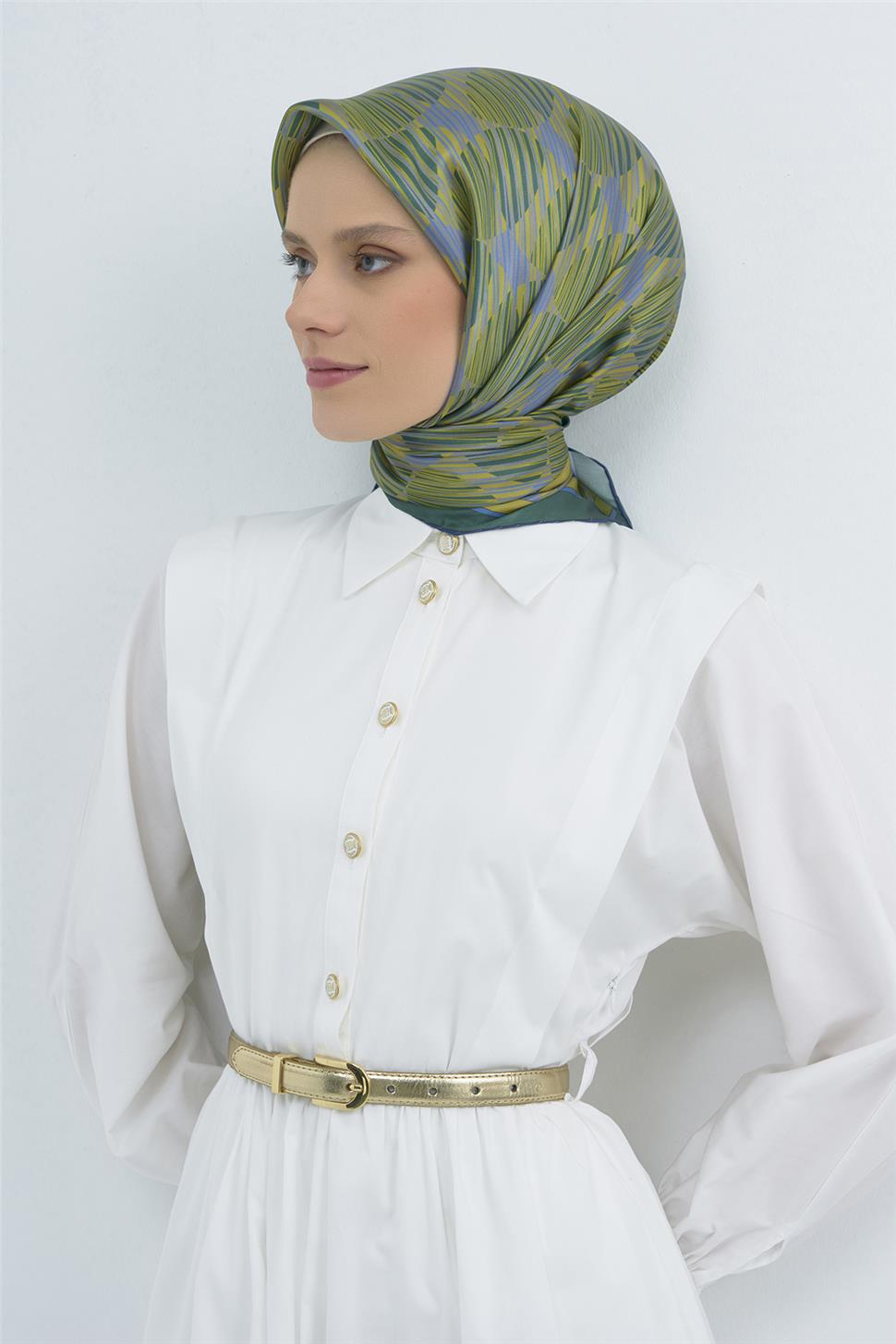 Armine 2026 İlkbahar Yaz Saf İpek Sura Eşarp 9533D 51