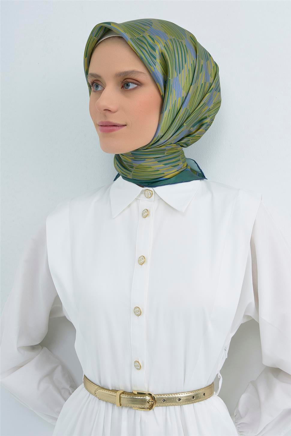 Armine 2026 İlkbahar Yaz Saf İpek Sura Eşarp 9533D 51