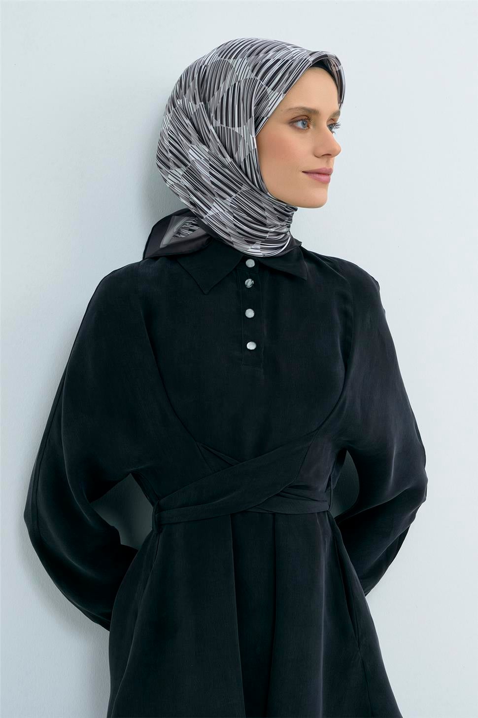 Armine 2026 İlkbahar Yaz Saf İpek Sura Eşarp 9533D 55