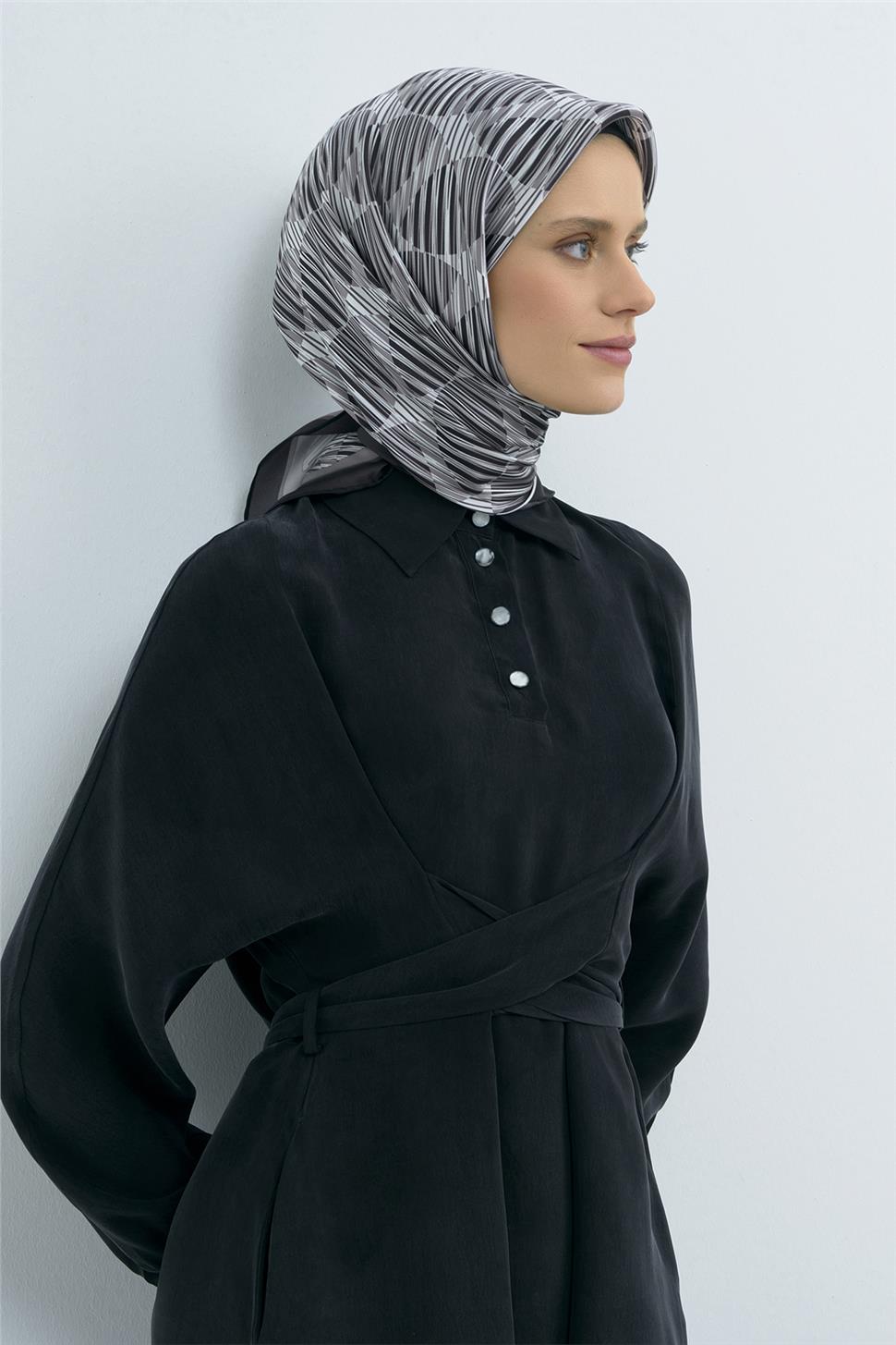 Armine 2026 İlkbahar Yaz Saf İpek Sura Eşarp 9533D 55