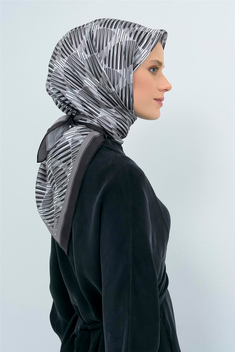 Armine 2026 İlkbahar Yaz Saf İpek Sura Eşarp 9533D 55