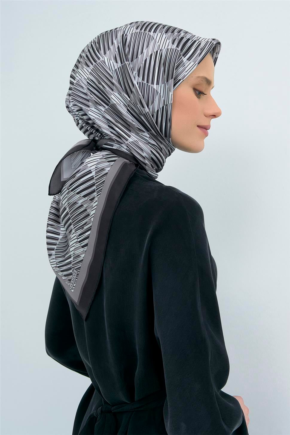 Armine 2026 İlkbahar Yaz Saf İpek Sura Eşarp 9533D 55