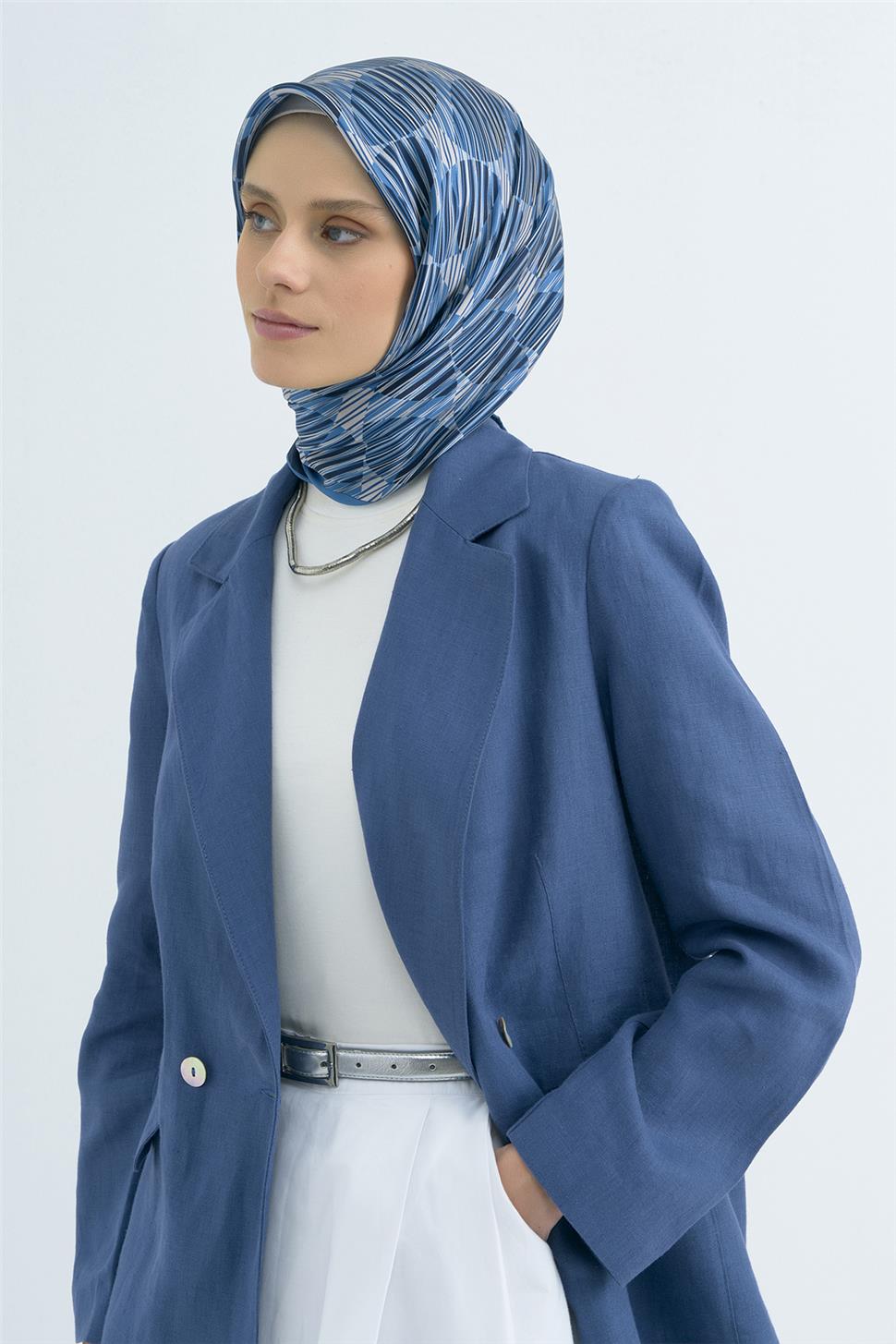 Armine 2026 İlkbahar Yaz Saf İpek Sura Eşarp 9533D 87