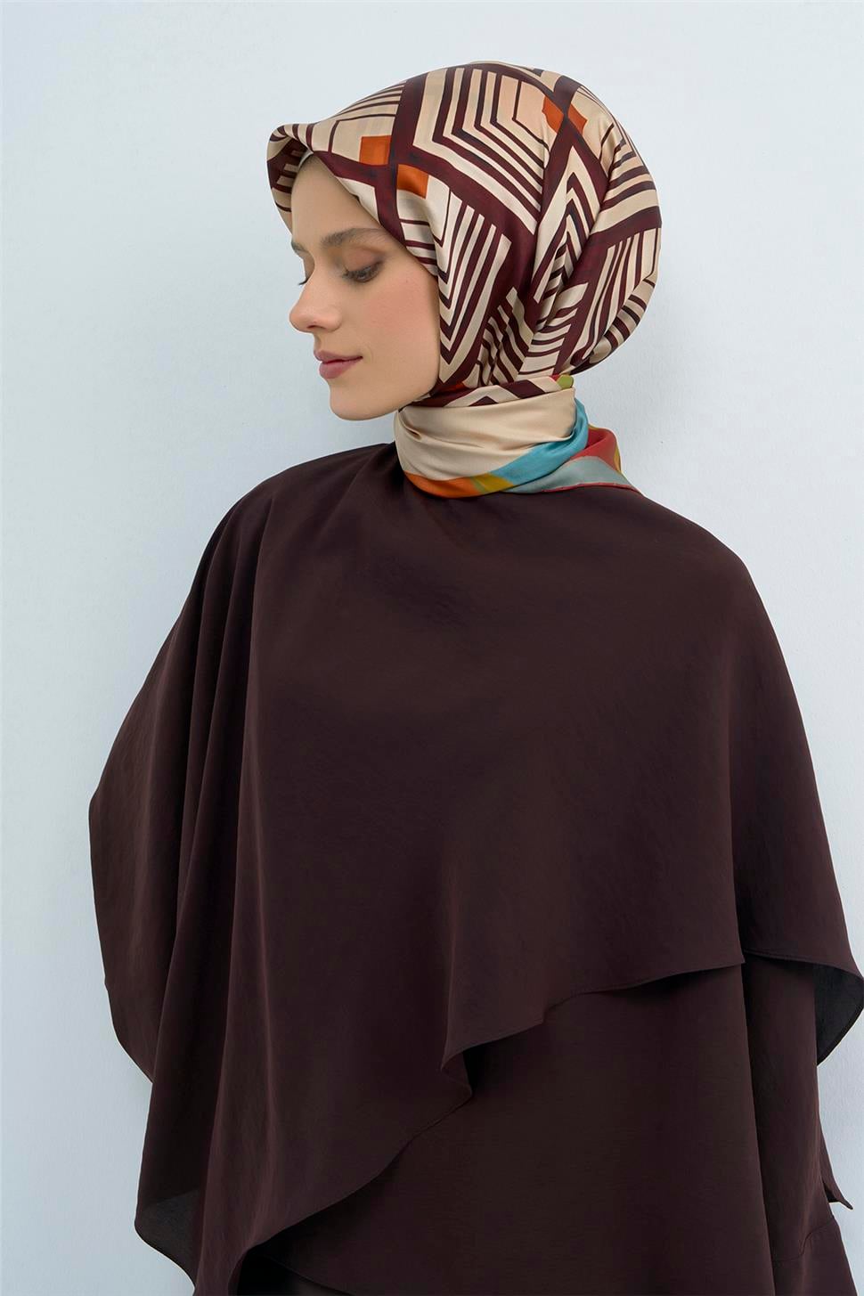 Armine 2026 İlkbahar Yaz Saf İpek Sura Eşarp 9534D 52