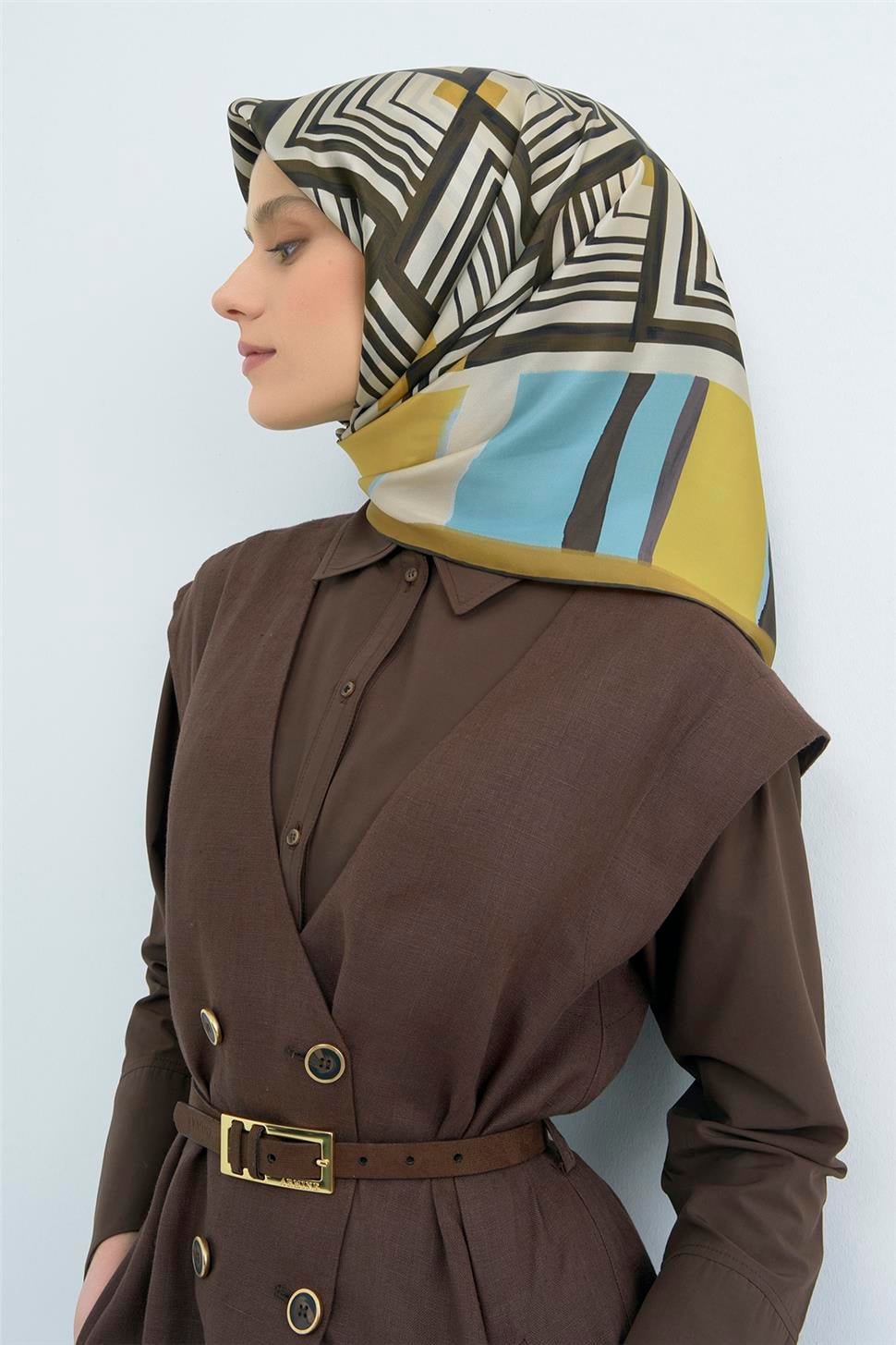 Armine 2026 İlkbahar Yaz Saf İpek Sura Eşarp 9534D 81