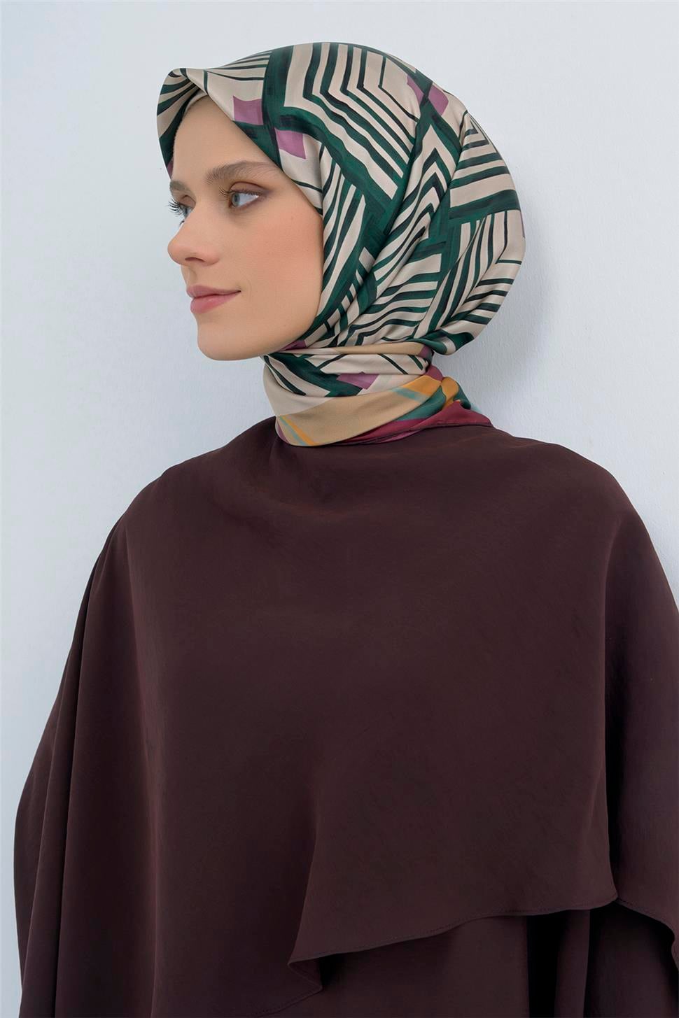 Armine 2026 İlkbahar Yaz Saf İpek Sura Eşarp 9534D 83