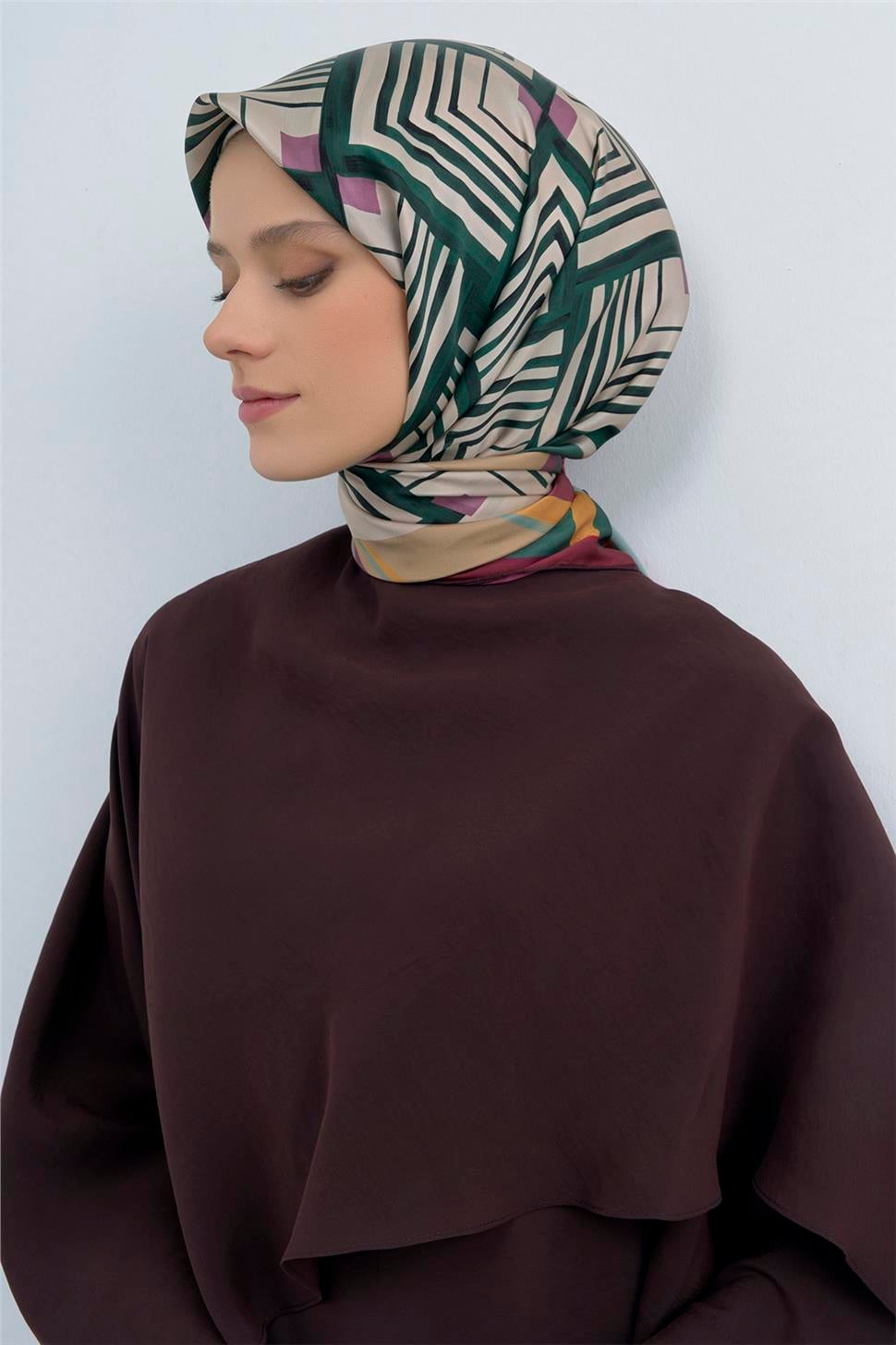 Armine 2026 İlkbahar Yaz Saf İpek Sura Eşarp 9534D 83