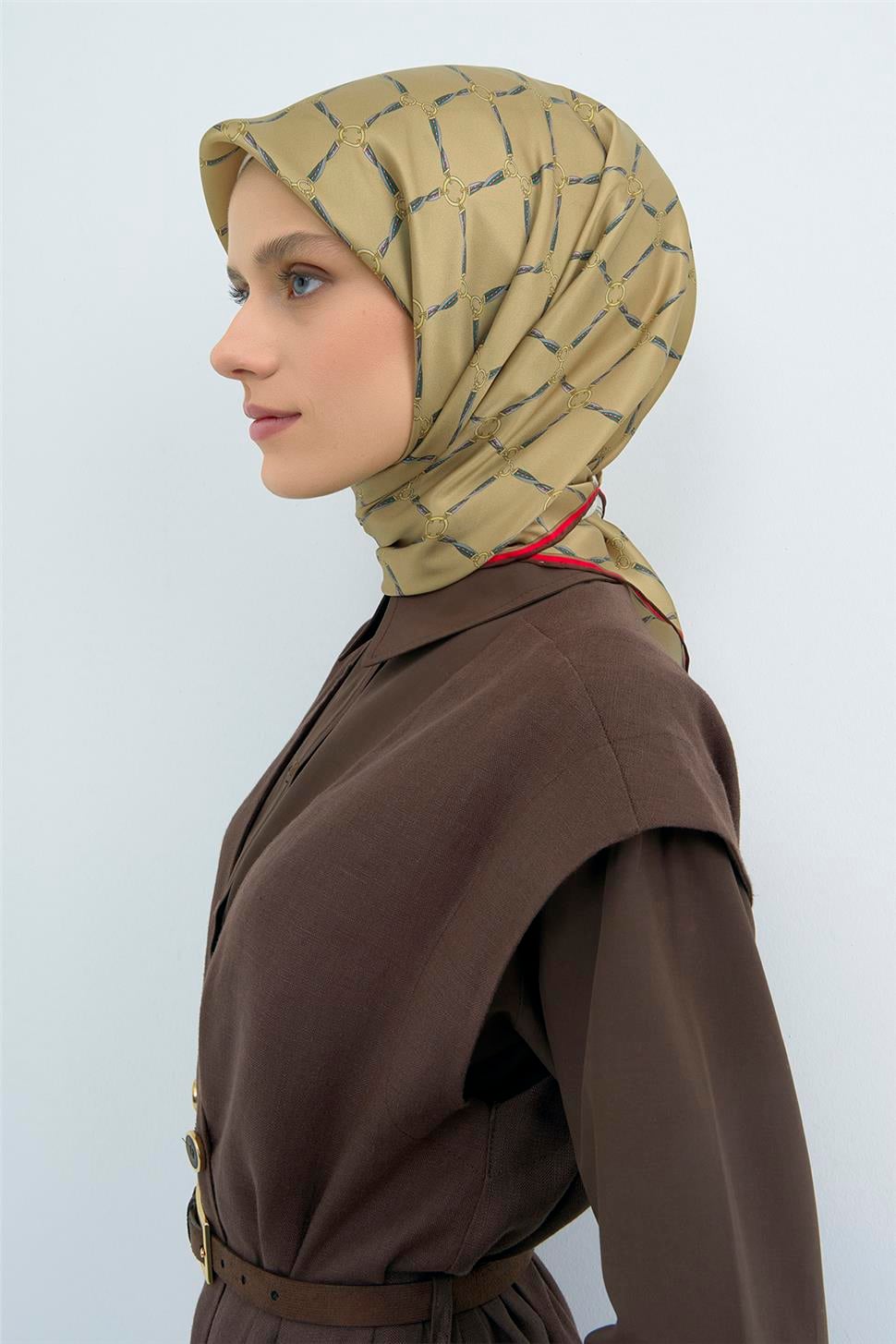 Armine 2026 İlkbahar Yaz Saf İpek Sura Eşarp 9538D 82