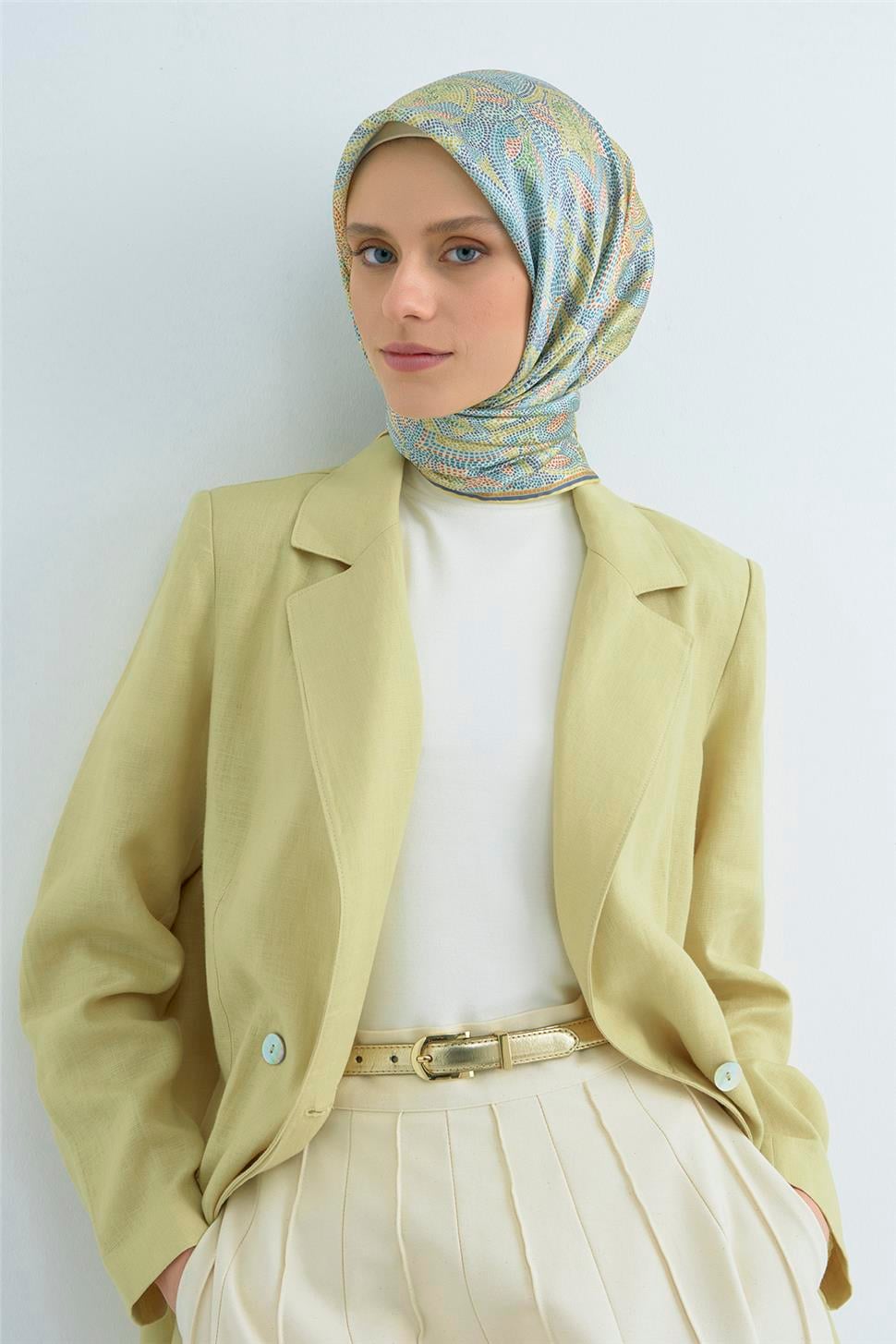 Armine 2026 İlkbahar Yaz Saf İpek Sura Eşarp 9540D 81