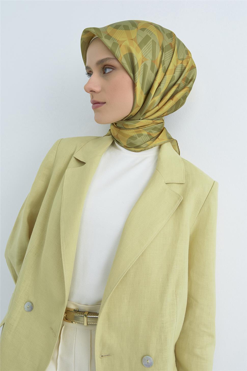 Armine 2026 İlkbahar Yaz Saf İpek Sura Eşarp 9541D 84