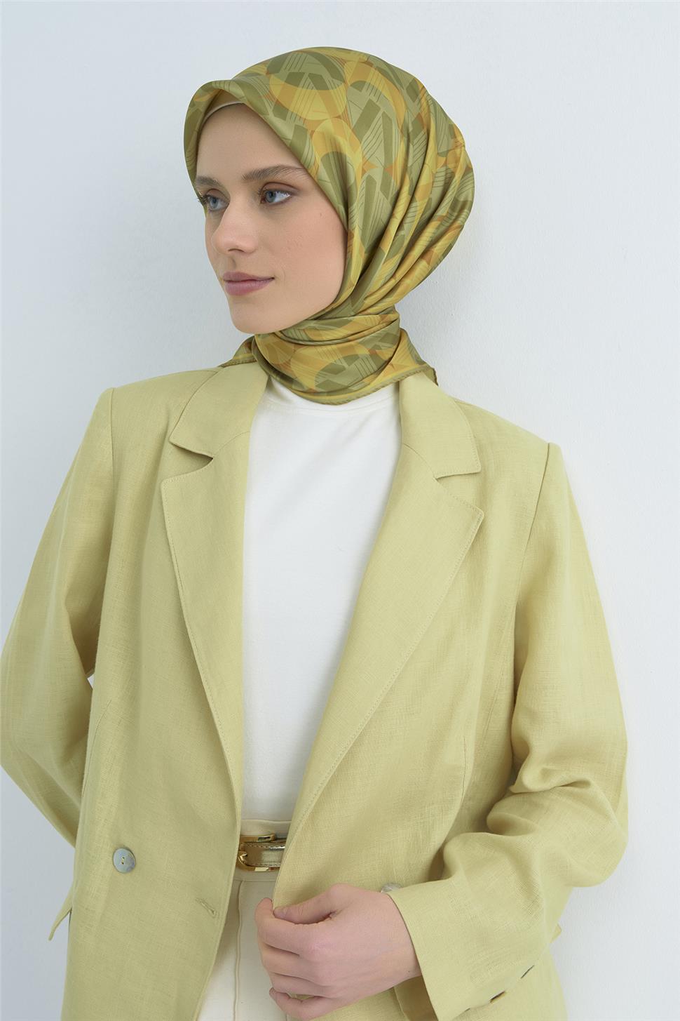 Armine 2026 İlkbahar Yaz Saf İpek Sura Eşarp 9541D 84
