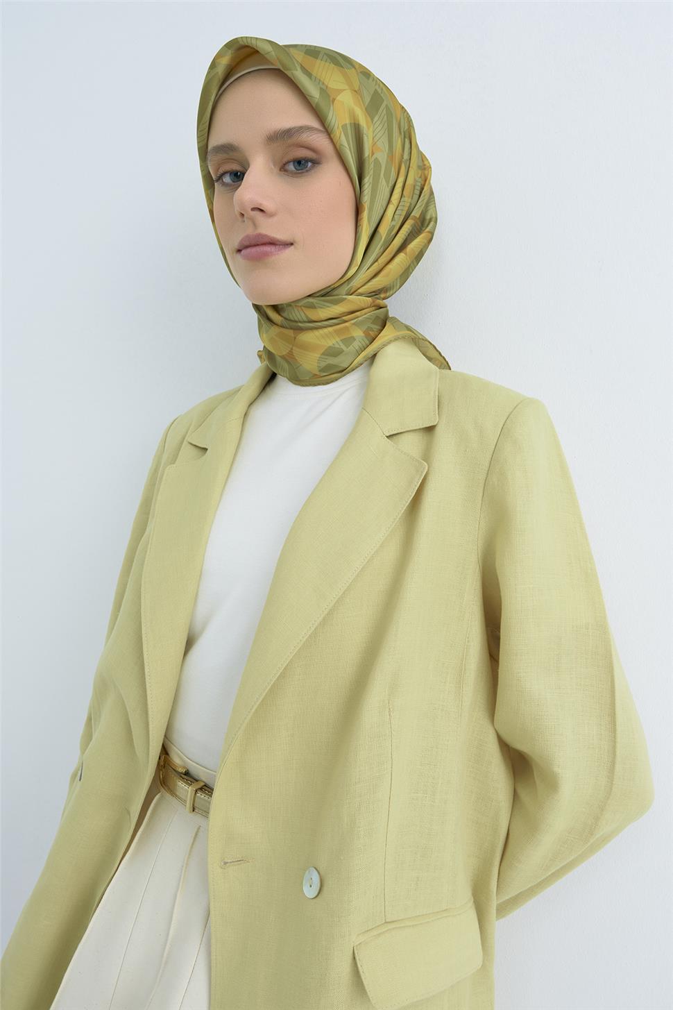 Armine 2026 İlkbahar Yaz Saf İpek Sura Eşarp 9541D 84