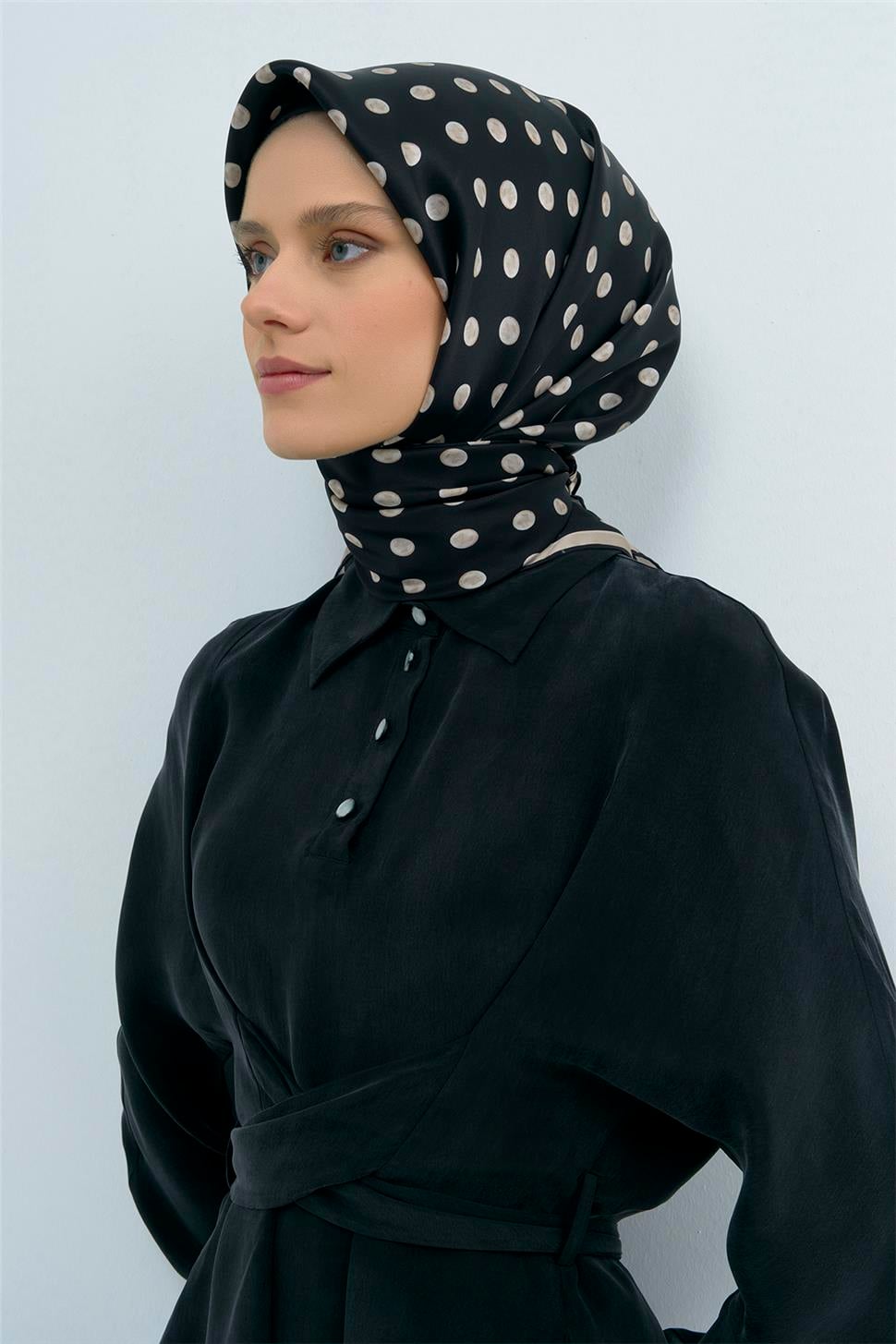 Armine 2026 İlkbahar Yaz Saf İpek Sura Eşarp 9544D 01