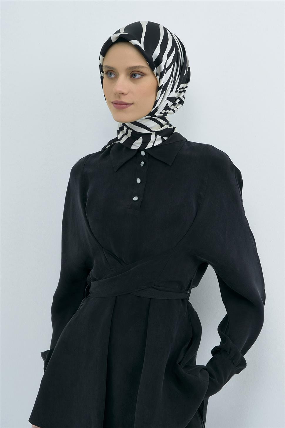Armine 2026 İlkbahar Yaz Saf İpek Sura Eşarp 9550D 30