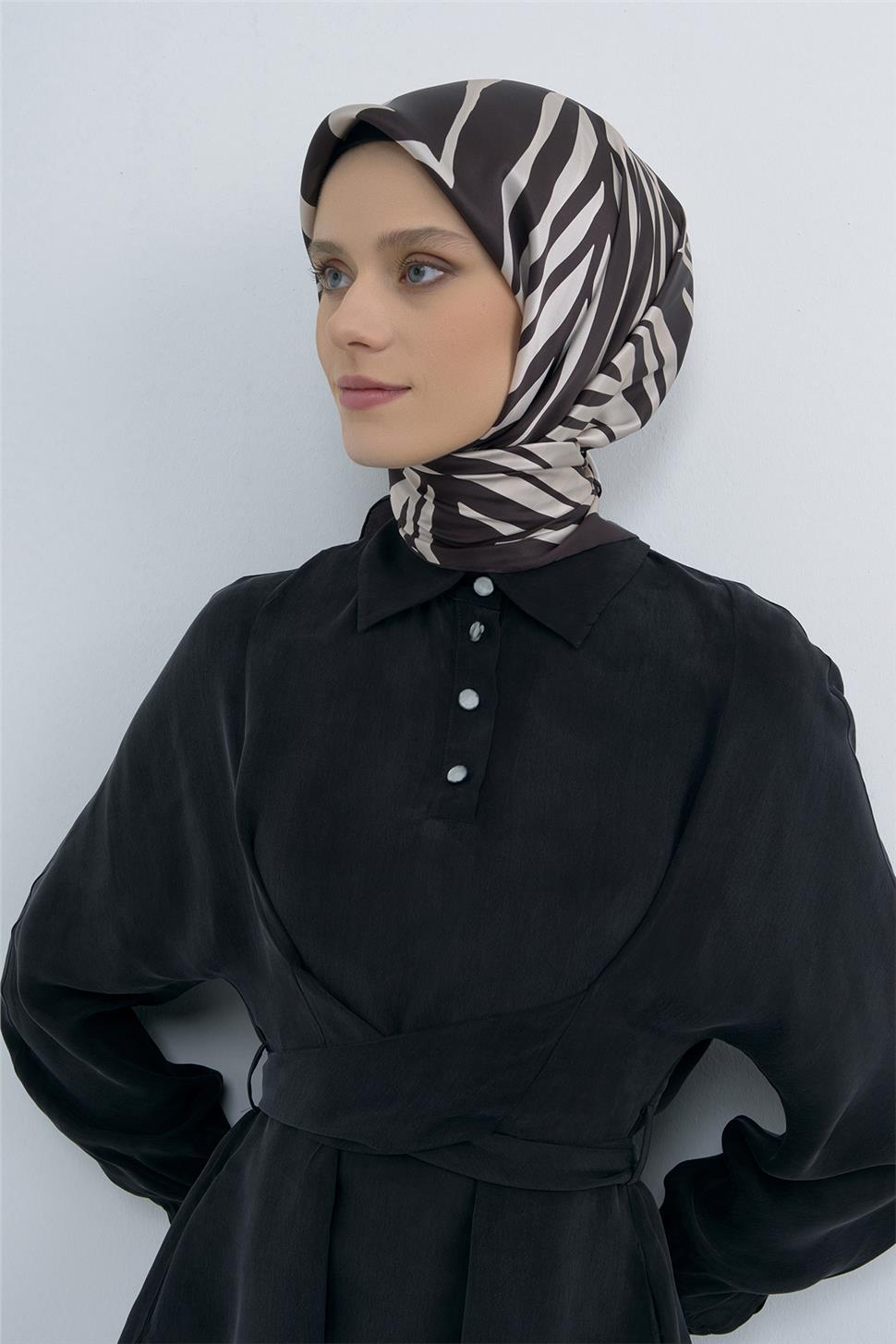 Armine 2026 İlkbahar Yaz Saf İpek Sura Eşarp 9550D 33