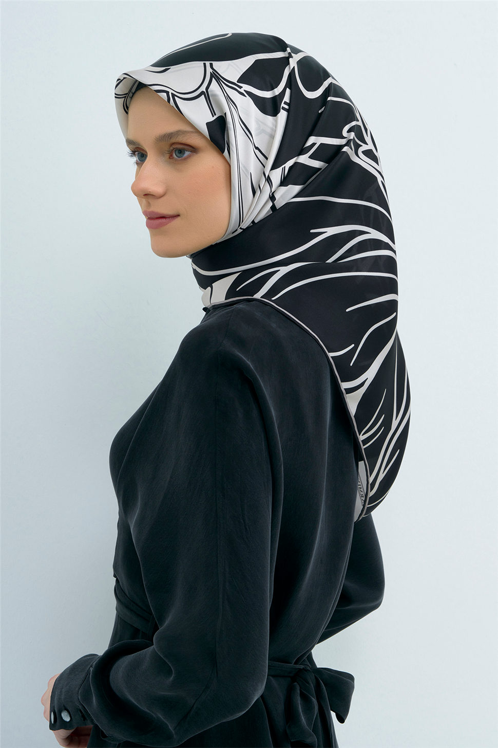 Armine 2026 İlkbahar Yaz Saf İpek Sura Eşarp 9553D 86