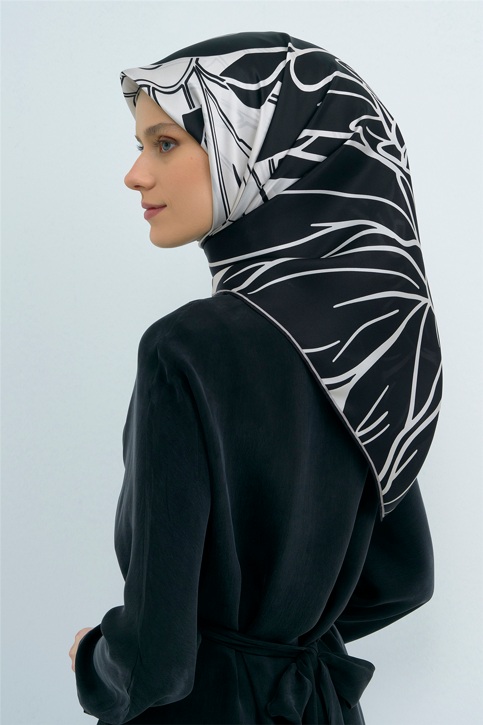 Armine 2026 İlkbahar Yaz Saf İpek Sura Eşarp 9553D 86