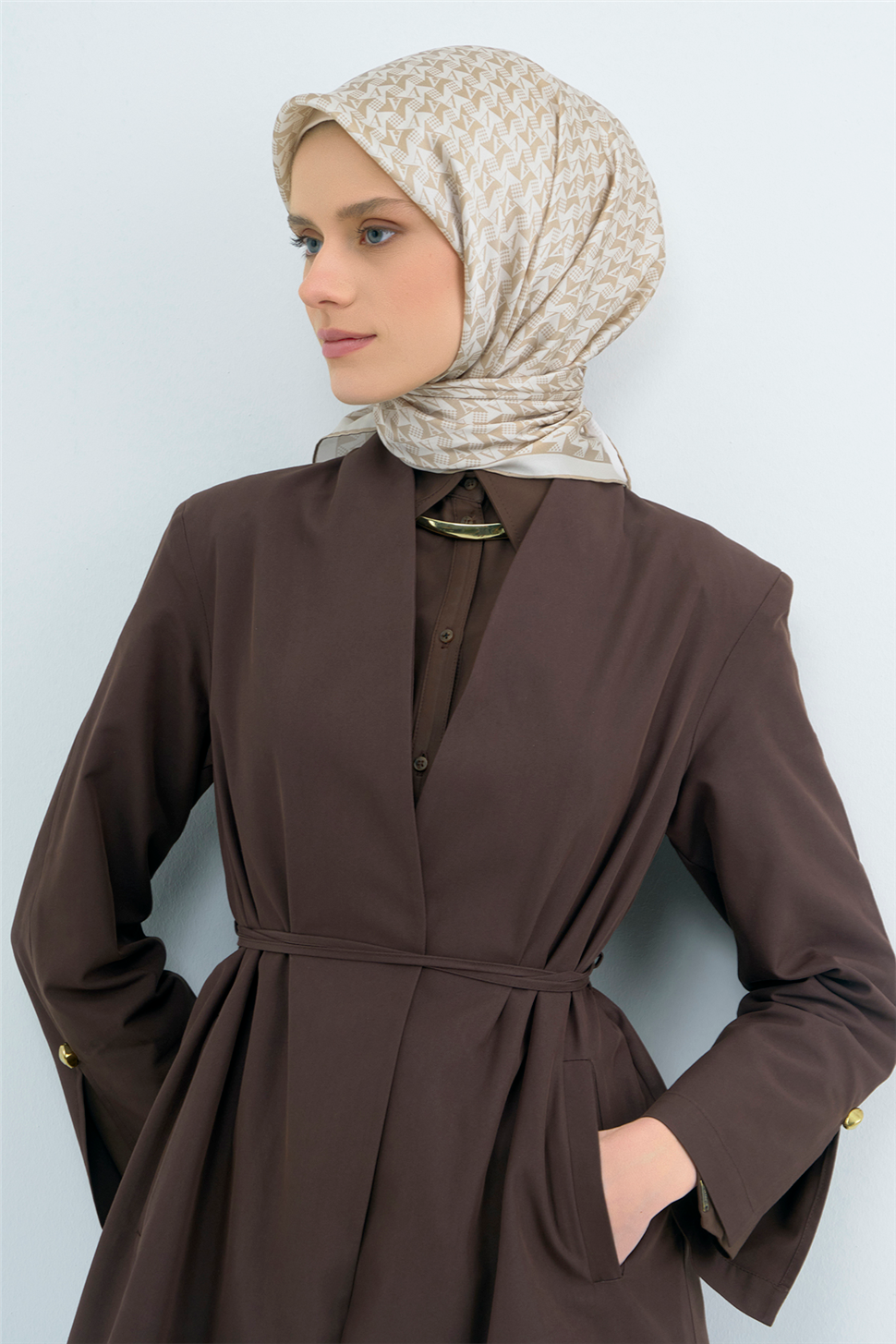 Armine 2026 İlkbahar Yaz Saf İpek Sura Eşarp 9556D 80